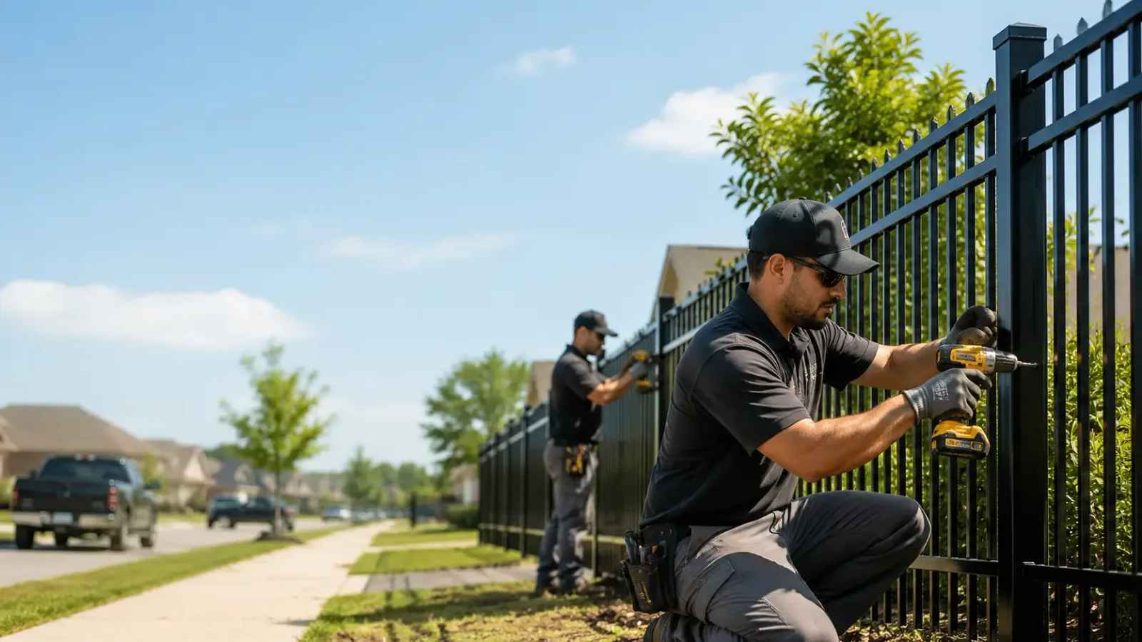 Metal Fence Installation in Newhall, WV